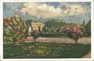 3 db első világháborús katonai posta városképes lapokon + 1 osztrák-magyar katonai fotó tábori level...