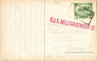 3 db első világháborús katonai posta városképes lapokon + 1 osztrák-magyar katonai fotó tábori level...