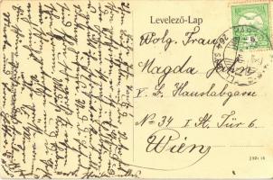 Boldogasszony, Fertőboldogasszony, Frauenkirchen; Vasútállomás. Schey Izidor kiadása / Bahnhof / rai...