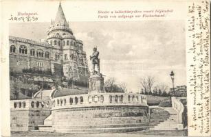 1907 Budapest I. Halászbástyához vezető feljárat. Divald Károly 849. sz.