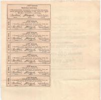 Budapest / Rákospalota 1896. "A Rákospalota Községi Takarékpénztár Részvénytársaság" névre...