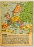 1940 Zsebatlasz. Bp., 1940, M. Kir. Honvéd Térképészeti intézet. Kiadói papírkötés