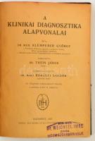 Dr. Klemperer György: A klinikai diagnosztika alapvonalai. Ford.: Dr. Thein János. Előszóval ellátta...