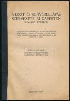1916 A liszt- és kenyérellátás szervezete Budapesten 1915-1916. években. Bp. Központi Liszthivatala 80p.