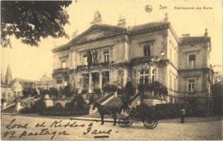 1921 Spa, Etablissement des Bains / spa hotel, horse chariot