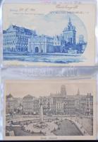 Danzig / Gdansk több mint 100 régi és 35 modern képeslap 2 albumban. Tartalmas gyűjtemény. / More th...