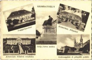 Szombathely - 10 db régi városképes lap / 10 pre-1945 town-view postcards