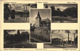 Szerencs - 5 db régi városképes lap / 5 pre-1945 town-view postcards