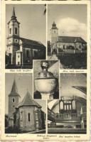 Szerencs - 5 db régi városképes lap / 5 pre-1945 town-view postcards