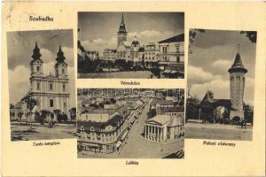 Szabadka, Subotica; - 5 db régi városképes lap / 5 pre-1945 town-view postcards