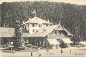 1909 Iglófüred, Bad Zipser Neudorf, Spisská Nová Ves Kupele, Novovesské Kúpele; Nagy fürdőház. Divald Károly 2135-1909. / grand spa (EK)