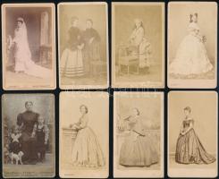 cca 1870-1900 10 db vizitkártya különböző magyar műtermekből