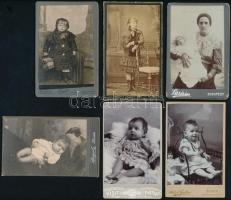 cca 1870-1900 10 db vizitkártya különböző magyar műtermekből