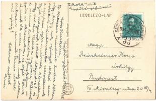 1934 Erdőbénye, kápolna, vadlesőhely a 250 éves bükkfa alatt, Nagyköves-hegy. Mautlinger Miklós kiad...