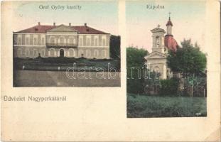 1912 Nagyperkáta (Perkáta), Gróf Győry kastély, kápolna (EK)