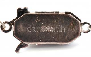 Gyöngy nyaklánc, ezüst(Ag) csattal, jelzett, h: 44 cm