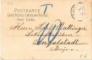 Fröhliche Weihnachten / Christmas greeting card, angel, litho (cut)