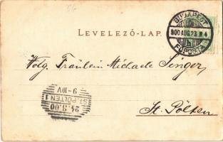 1900 Budapest V. Fővárosi vigadó. Art Nouveau, litho