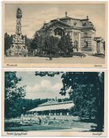 23 db RÉGI történelmi magyar városképes lap / 23 pre-1945 postcards: town-views from the Kingdom of ...