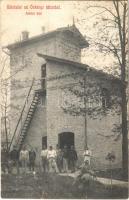 1909 Örkénytábor (Táborfalva), Artézi kút, K.u.K. katonák (Rb)