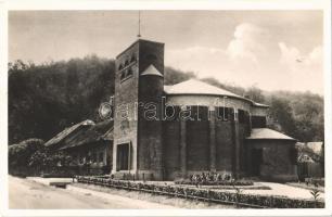 1938 Borsodnádasd, Lemezgyártelepi evangélikus templom télen