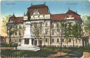 Nagyvárad, Oradea; Kir. törvényszék / court + "Kommando des Infektionskrankenzuges No. 106." (EK)