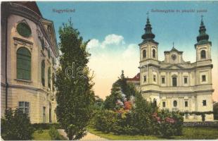 1916 Nagyvárad, Oradea; Székesegyház és püspöki palota / cathedral, bishops palace + Souv. Malteser Ritterborden Grosspriorat von Böhmen u. Österreich SPITALZUG F