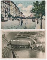 28 db RÉGI történelmi magyar városképes lap, vegyes minőség / 28 pre-1945 postcards: town-views from...