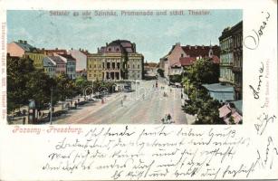 1900 Pozsony with theater