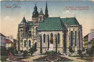 1918 Kassa, Kosice; Erzsébet székesegyház a Szent Mihály kápolnával, dóm / cathedral, chapel (Rb)