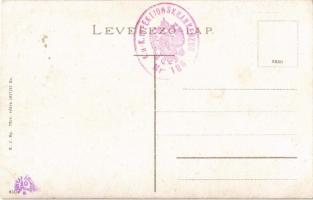 Párkány, Stúrovo; Duna részlet az esztergomi bazilikával / Danube, Basilica in Esztergom + "K.u...