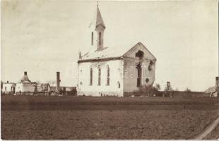 1916 Mirów, WWI church ruins. photo