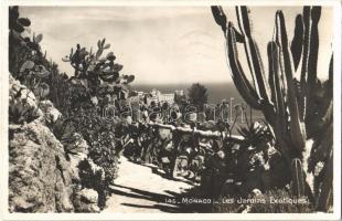 1936 Monaco, Les Jardins Exotiques / exotic gardens, photo