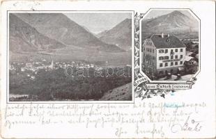 1905 Laces, Latsch (Südtirol), general view, guest house, inn. Art Nouveau (EK)