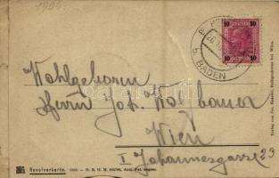 1905 Heiligenkreuz bei Wien, Heiligenkreuz Abbey. Verlag v. Jos. Haasler. "Revolverkarte" ...