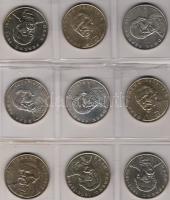 1994 200Ft Deák ezüst 9db T:1 ezüstár (vételi ár: 180EUR/kg) alatt!