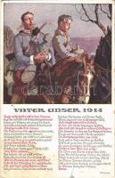 1914 Vaterunser / WWI German and Austro-Hungarian K.u.K. military, prayer (EK)
