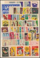 1957-1964 Magyar és külföldi gyufacímkegyűjtemény 180 db