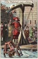 Middle-age customs: puhisment Litho