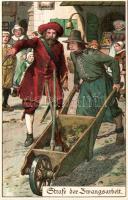 Middle-age customs: puhisment Litho