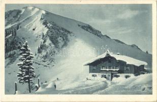 1929 Setzberg, Wallberghaus / mountain hut + Wallberghaus am Tegernsee 1500 m cancellation