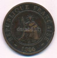 Francia Indokína 1886A 1c Br T:2,2-
French Indo-China  1886A 1 Centime Br C:XF,VF
Krause KM#1