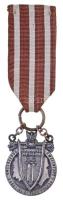 Lengyelország 1945. Lengyel Bajtársi érem ezüstözött Br kitüntetés szalagon T:2 Poland 1945. Polish Brotherhood of Arms silver plated medal with ribbon C:XF