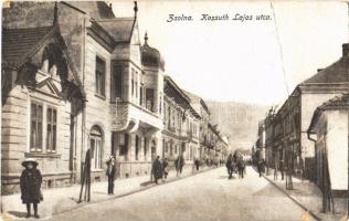 Zsolna, Sillein, Zilina; Kossuth Lajos utca / street (fa)