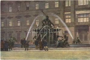 Berlin, Neptunsbrunnen / fountain (11,8 cm x 7,8 cm)
