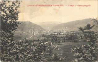 Görgényszentimre, Gurghiu; Kilátás a Rákóczi hegyről / general view from the mountain