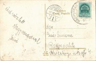 Nagyvárad, Oradea; Római katolikus székesegyház, autók / cathedral, automobiles + "1940 Nagyvár...