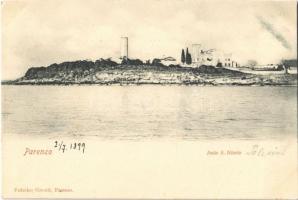 1899 Parenzo, Porec (Istria); Isola S. Nicolo / Sveti Nikola otok