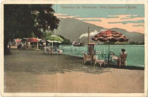 1912 Pörtschach am Wörther See, Beim Etablissement Wahlis / beach (fa)