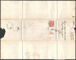 1870 Ruszkberg/Ruszkabánya, Factura von der Direction des Kronstädter Bergbau u. Hütten-Actien-Verei...